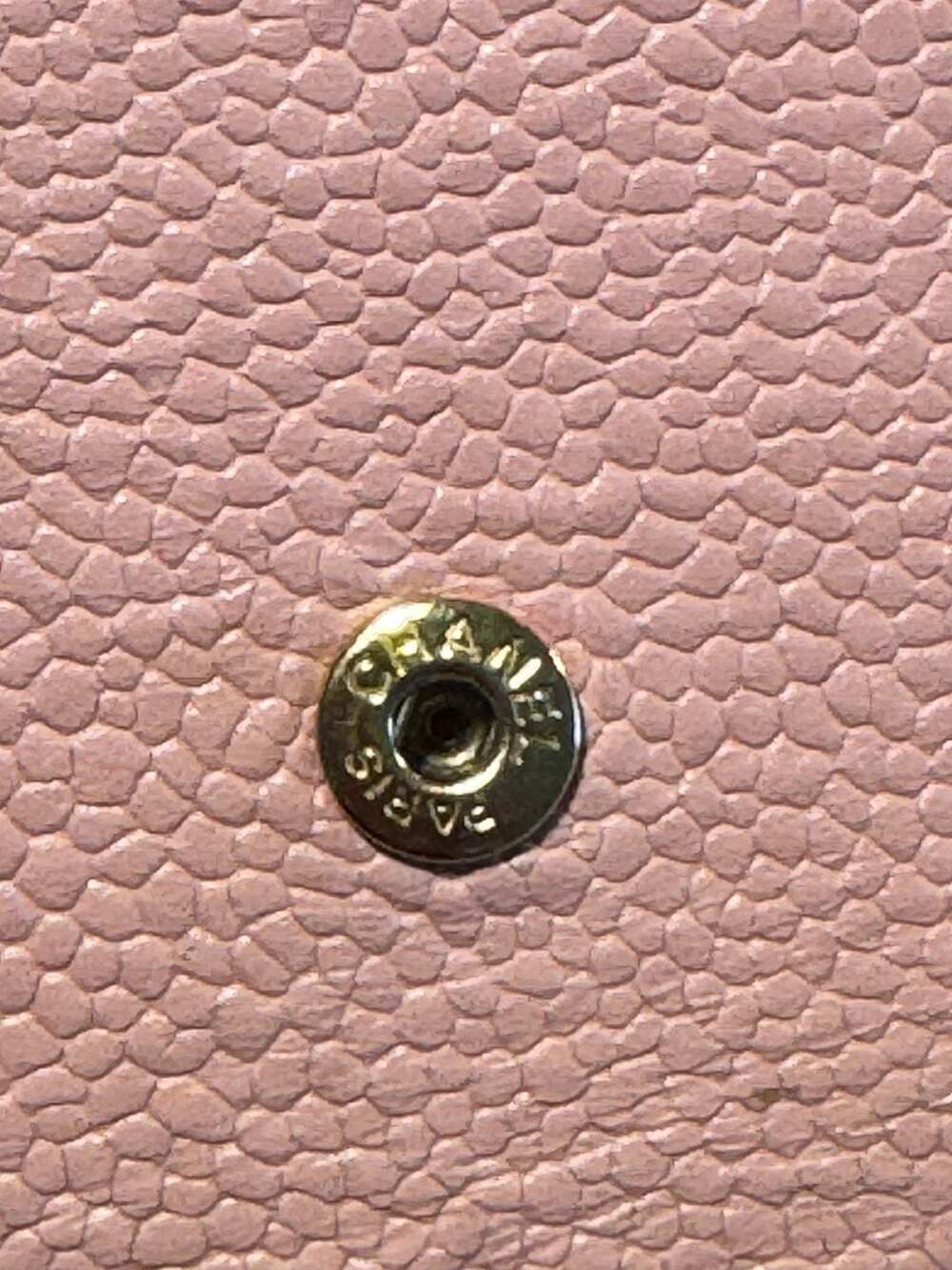 Chanel Pink Caviar Leather CC Logo Compact Wallet Coin Purse w/ COA - Picture 13 of 15